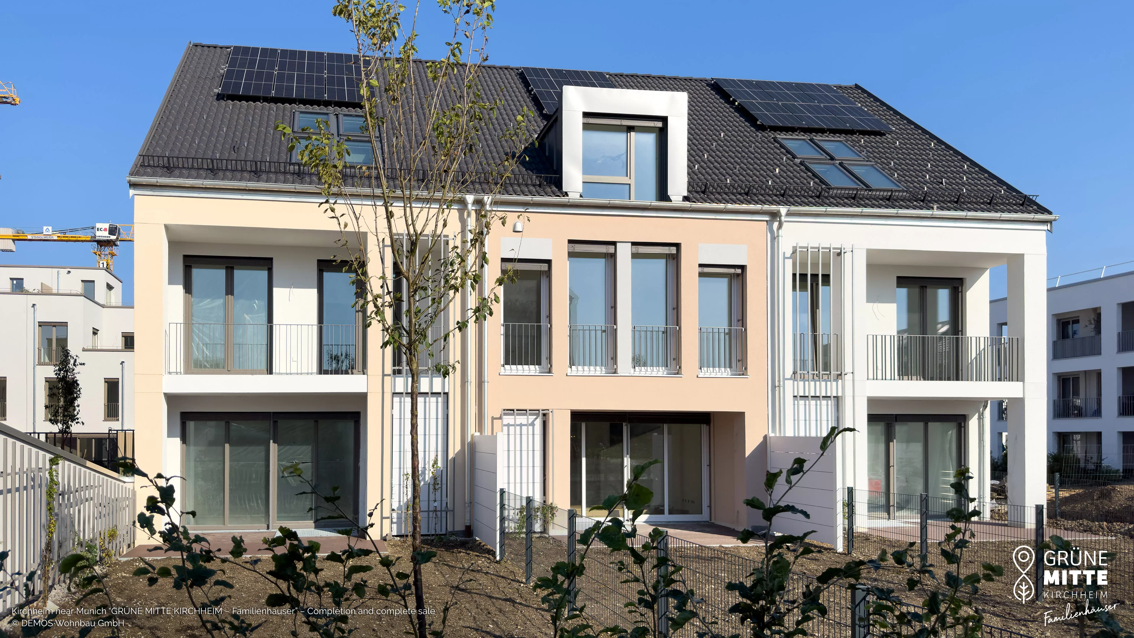 ‘GRÜNE MITTE KIRCHHEIM - Family houses’ in Kirchheim near Munich: Completion and complete sale